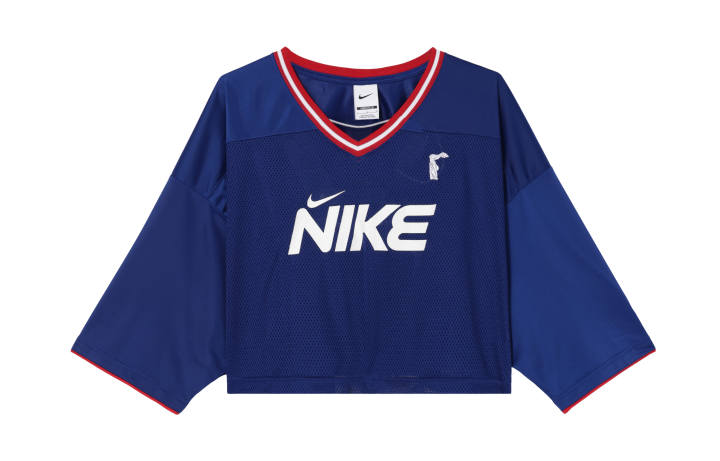 Nike Nike Sportswear Women's V-Neck Pullover Sporty T-Shirt Blue