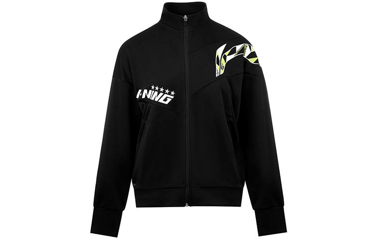 Li-Ning Li Ning Jackets Women's Black Stand Collar Moderate Other
