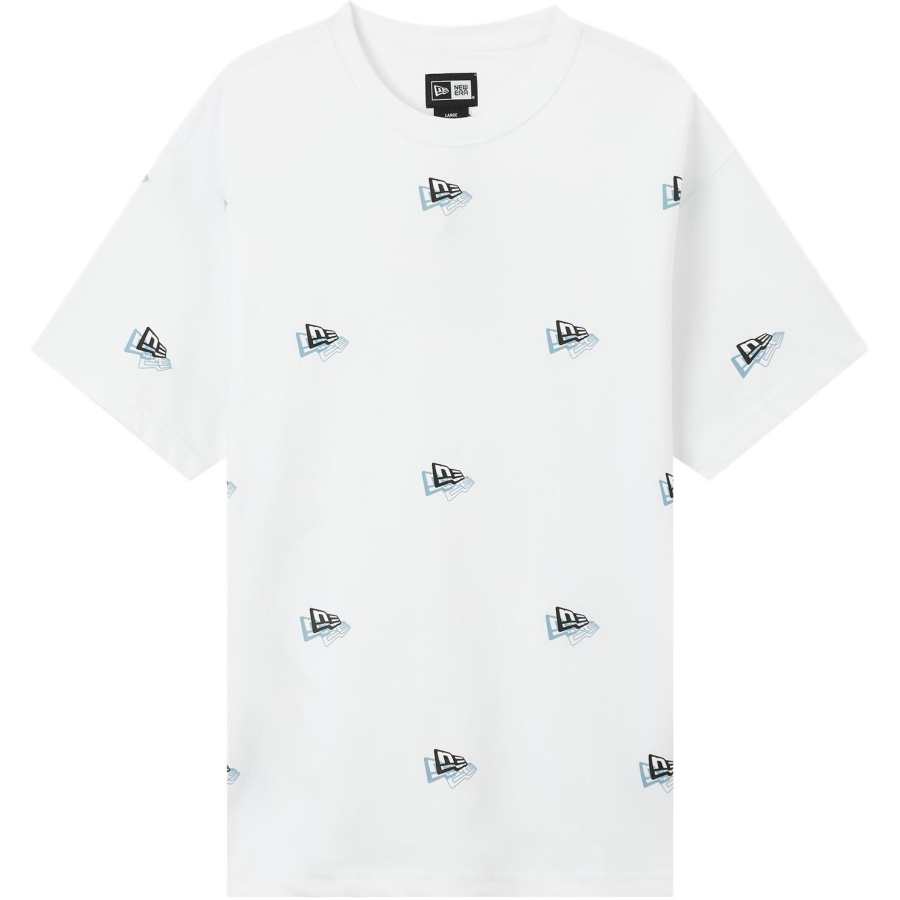 New Era SS25 T Shirt Unisex White