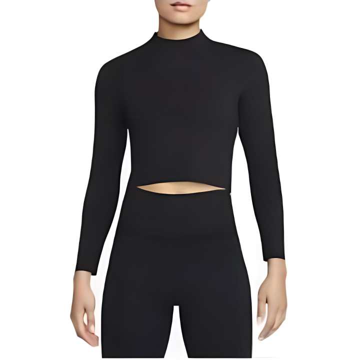 Nike Nike T Shirts Women's Black Half Turtleneck Moderate Other