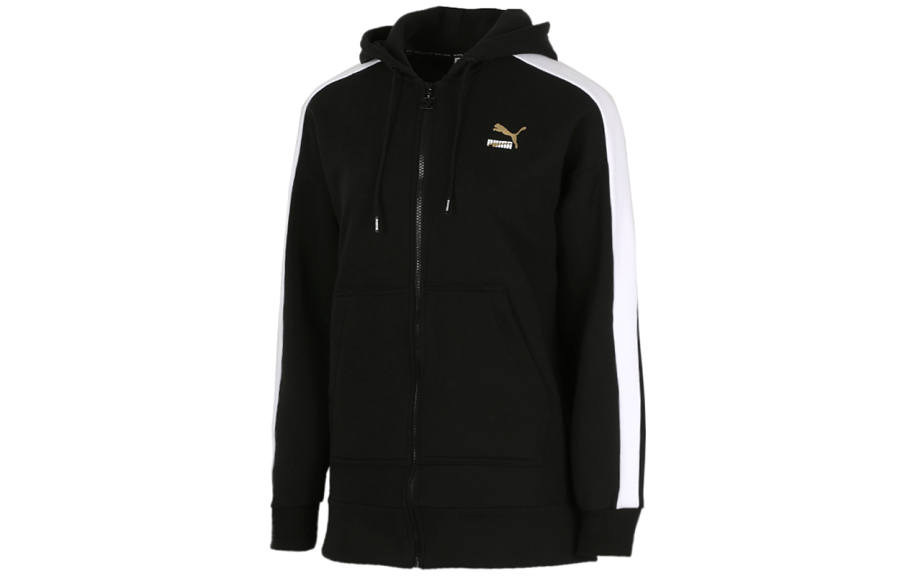 PUMA Jackets Women's Black Hooded Moderate Other