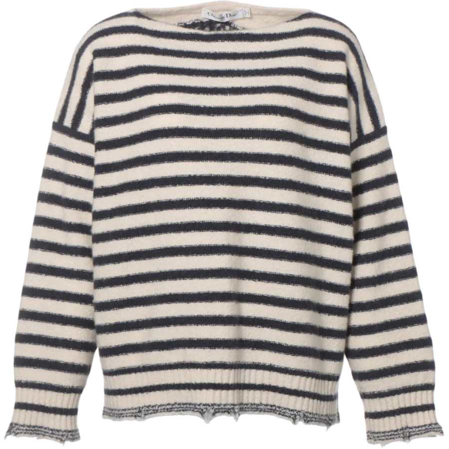 DIOR FW22 Cashmere Sweater Women's Beige