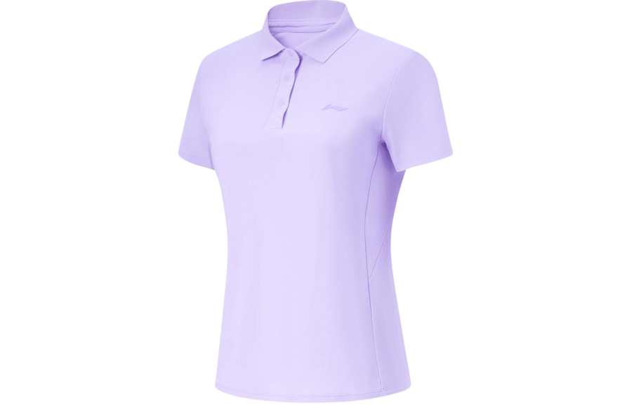 Li-Ning Li Ning Fitness Series Polo Shirt Women's Lilac