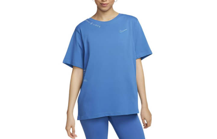 Nike Nike Drop Shoulder Sleeve T Shirt Women's Starry Blue