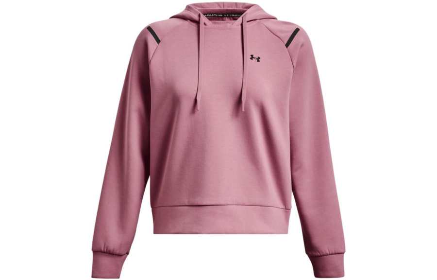 Under Armour Sweatshirts Women's Pink Hooded Moderate Other