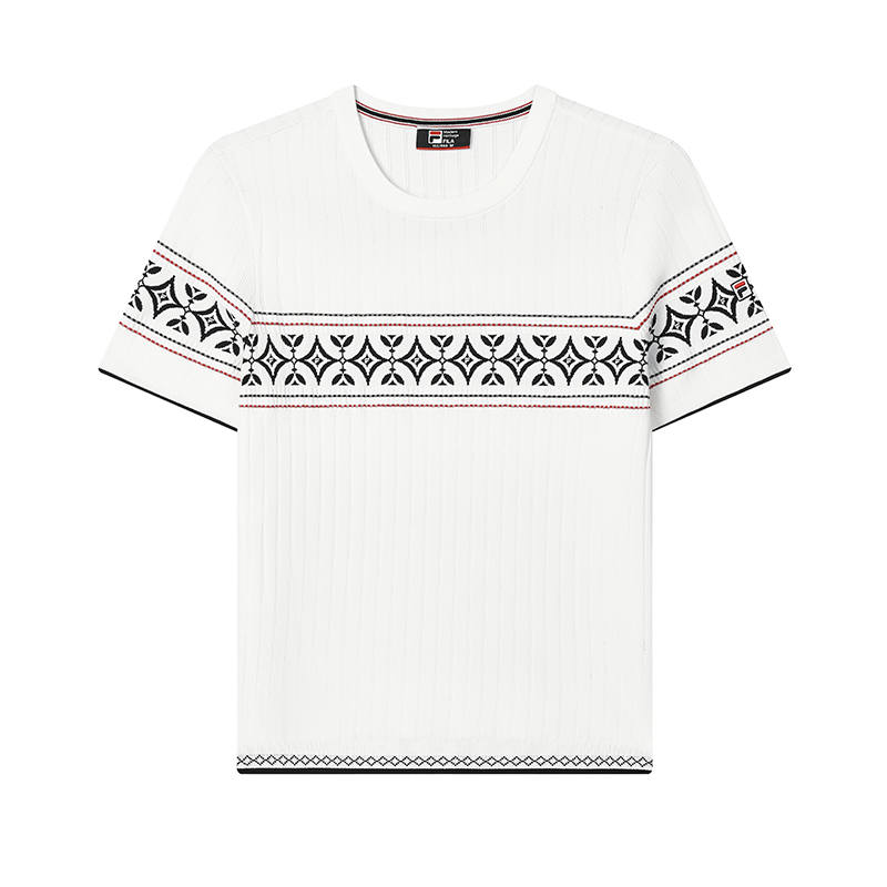 FILA Knitwear Women's Steam White Crew Neck Moderate Other