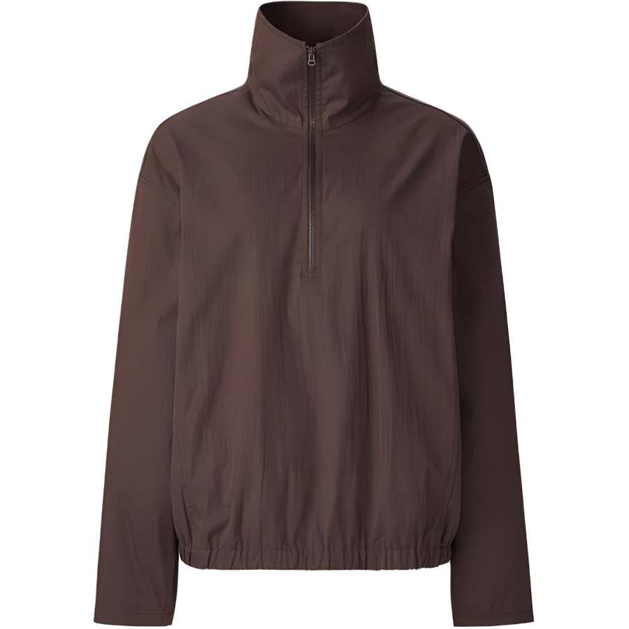 UNIQLO Shirts Women's Chestnut Stand Collar Moderate Other