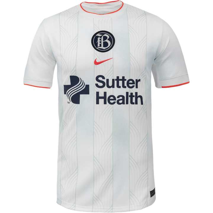 Nike Nike Bay FC Soccer Jersey Men's White/Night Silver