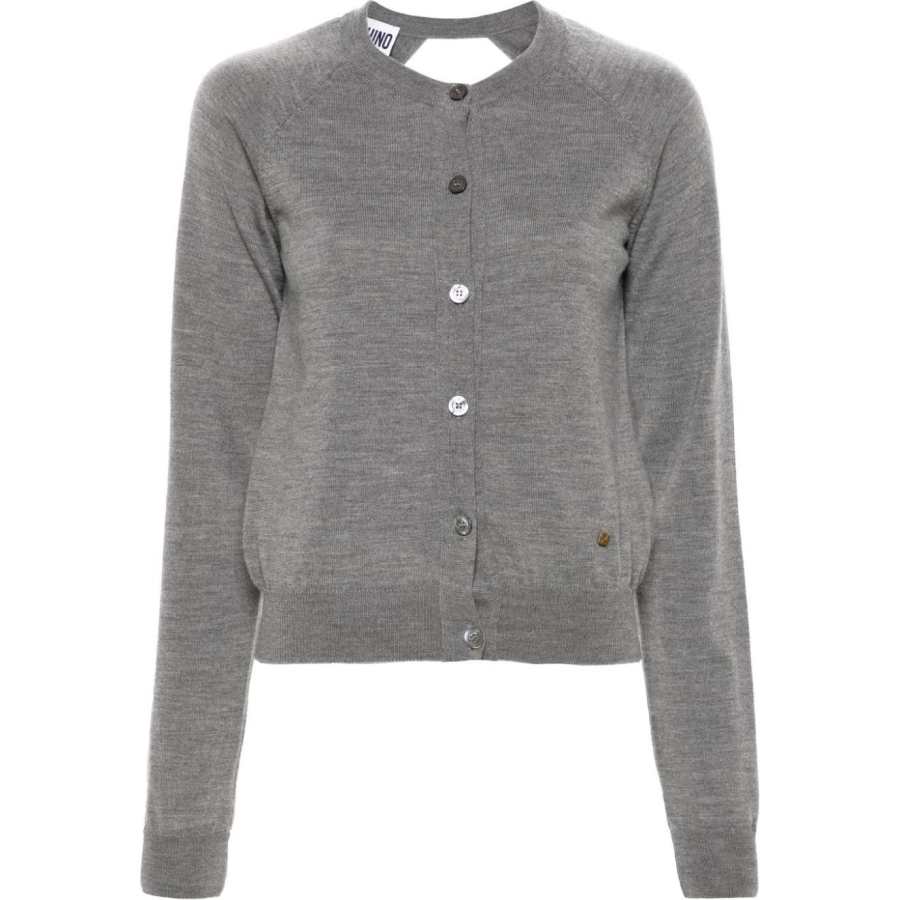 MOSCHINO Moschino mélange-effect cardigan