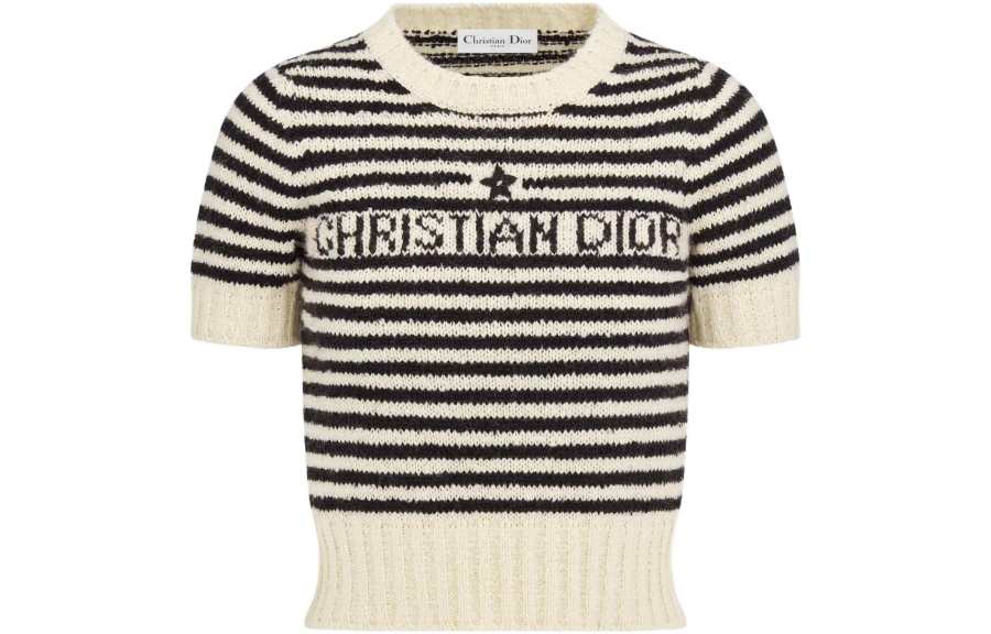 DIOR Knitwear Women's Black Crew Neck Moderate Other