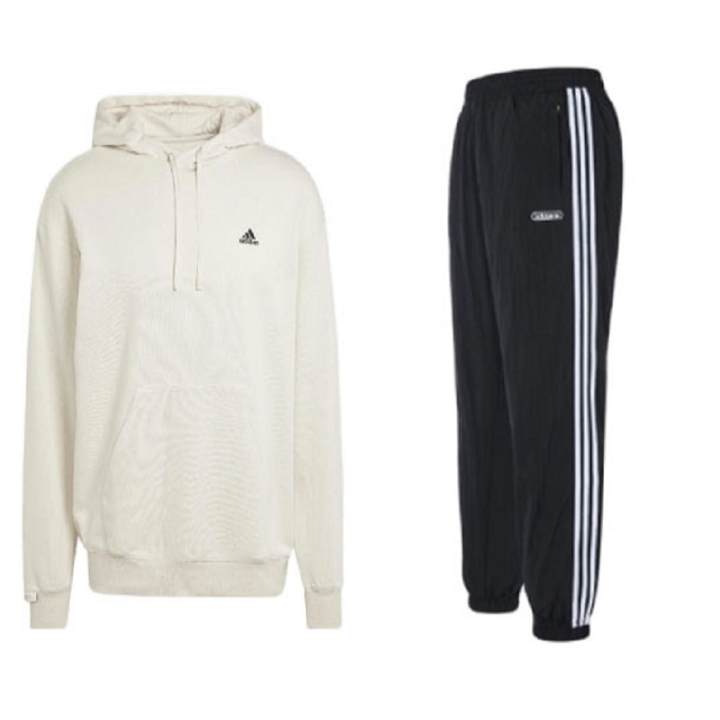 Adidas Adidas Sweatshirt Sets Unisex Hooded Moderate