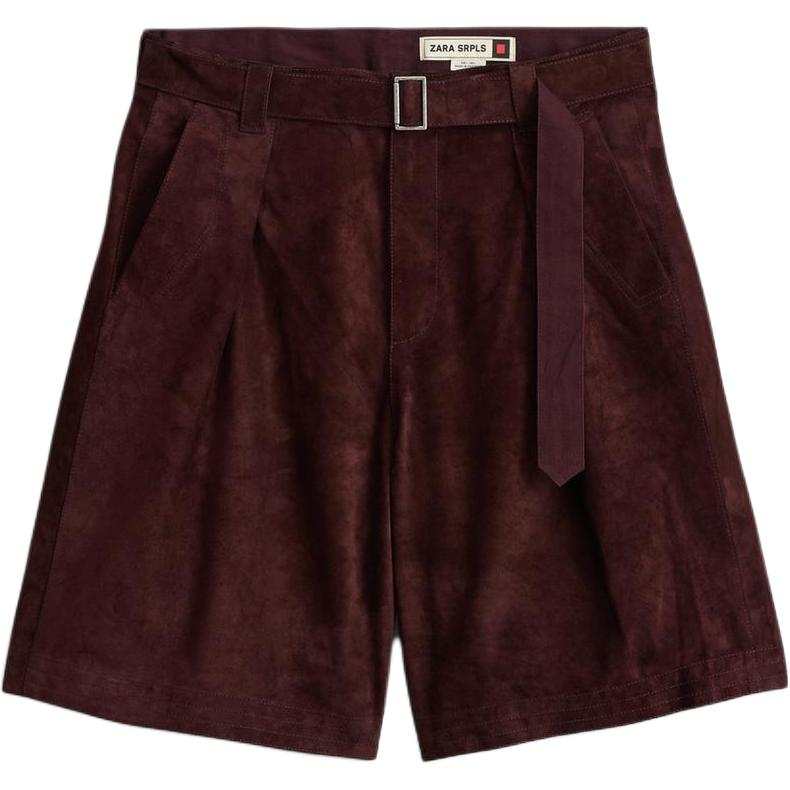 ZARA Casual Shorts Men's Eggplant Purple