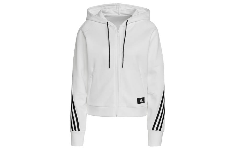 Adidas Adidas Jackets Women's White Hooded Moderate Instructor