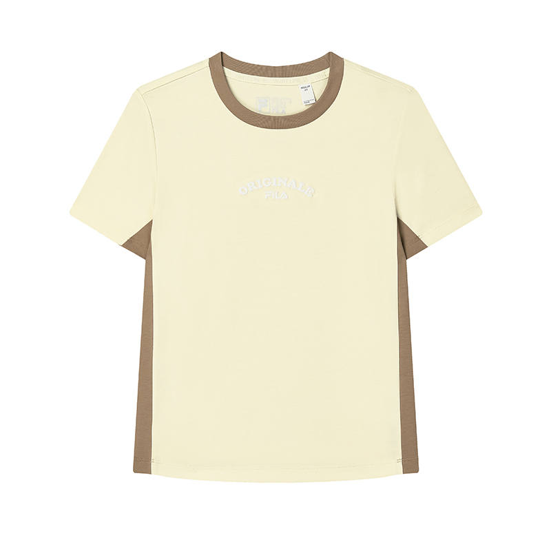 FILA Regular T Shirt Women's Light Dark Yellow