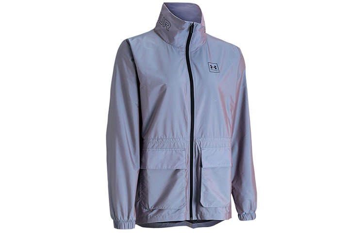 Under Armour Jackets Women's Blue Stand Collar Moderate Other