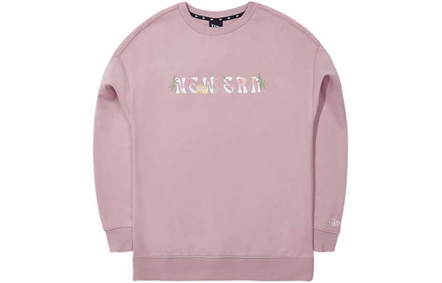 New Era Sweatshirts Women's Pink Crew Neck Moderate Other