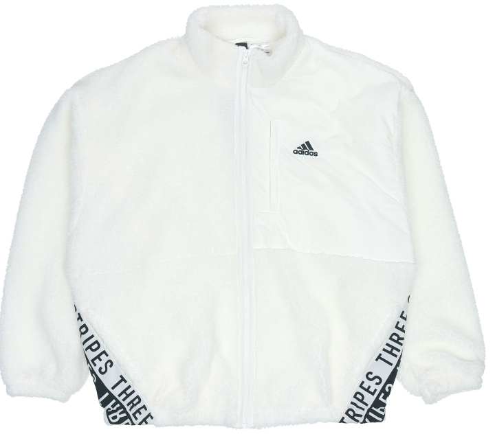 Adidas Adidas Jackets Women's White Stand Collar Moderate Hard Shell