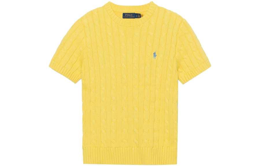 Polo Ralph Lauren SS23 Knitwear Classic Version Women's Yellow