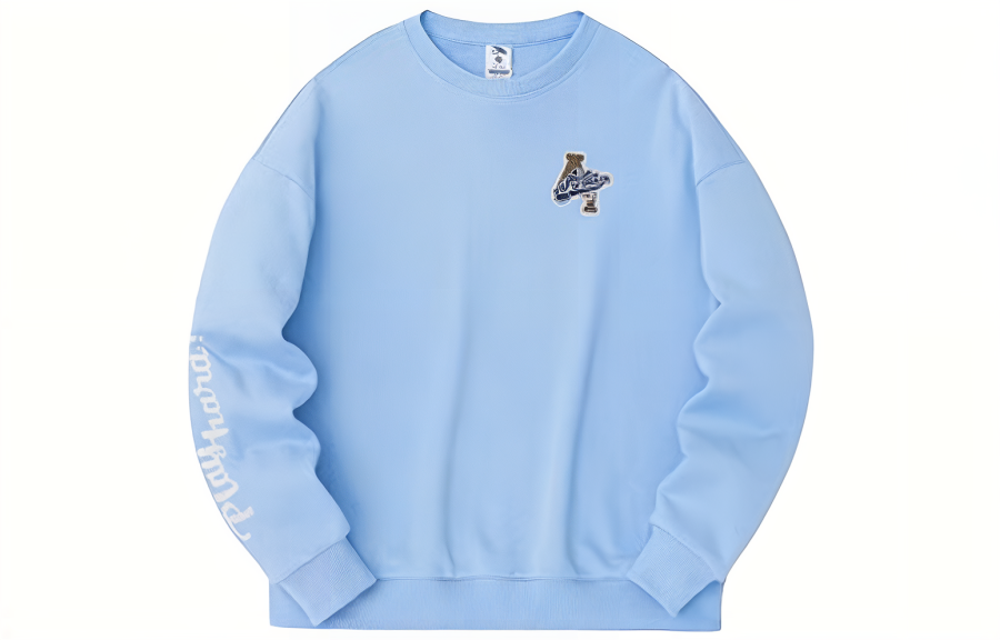 ANTA Life Collection Sweatshirts Women's Morning Glow Blue Crew Neck Moderate Regular