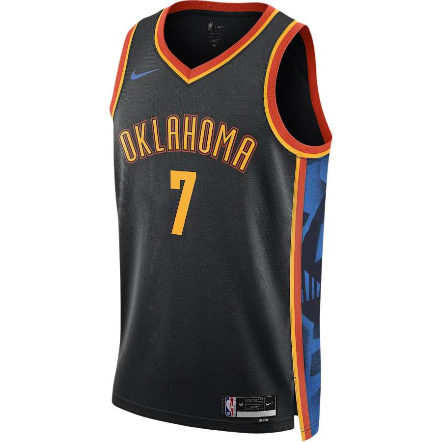 Nike Nike Chet Holmgren Oklahoma City Thunder 2024/25 City Edition Men's Nike Dri FIT Nba Swingman Jersey