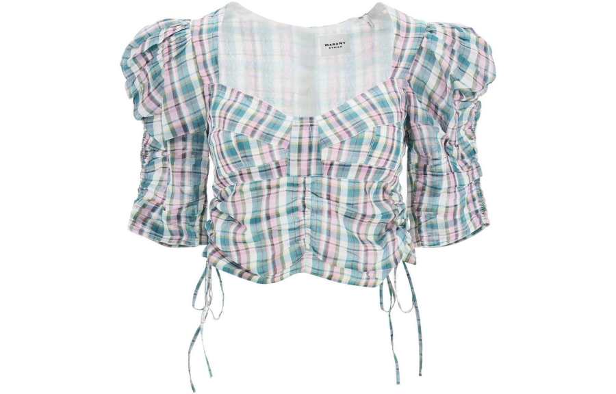 ISABEL MARANT ETOILE SS23 Shirt Women's Light Green