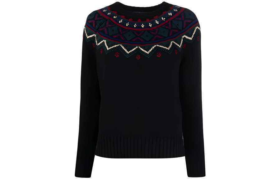 LAUREN RALPH LAUREN FW22 Cashmere Sweater Women's Black