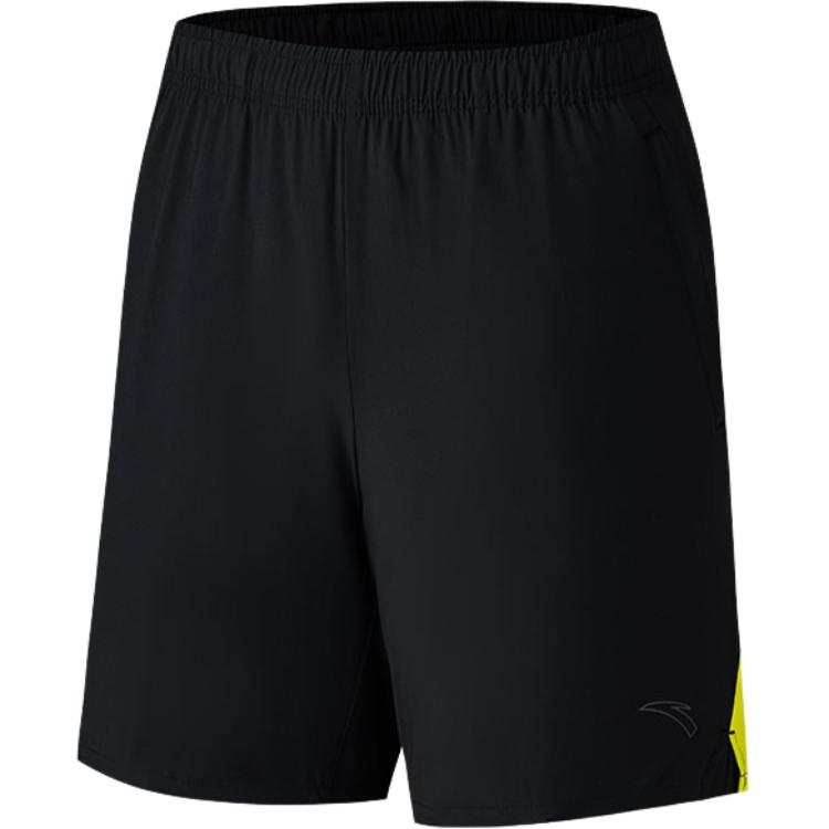 Anta Running Collection Casual Shorts Men's Basic Black/Legend Green