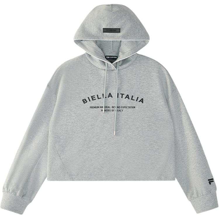 FILA FUSION Sweatshirt Women's Cloud Gray Heather Gray