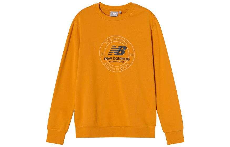 New Balance New Balance Sweatshirts Women's Yellow Crew Neck Moderate Regular