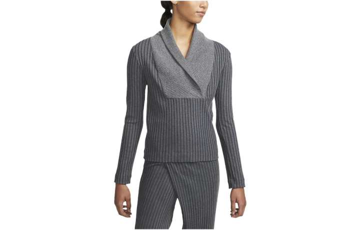 Nike Nike Knitwear Women's Gray V Neck Moderate Other