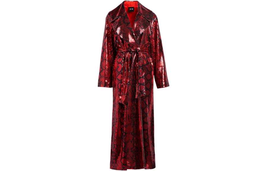 Adidas Originals Adidas Ivy Park Sequined Duster Red/Black