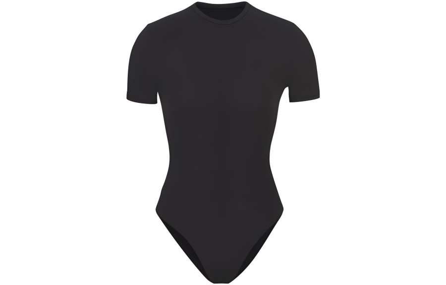 Skims FITS EVERYBODY T SHIRT BODYSUIT Jumpsuit Women's ONYX/Onyx