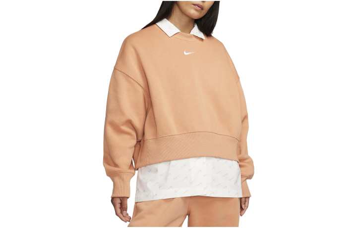 Nike Nike Sweatshirts Women's Earth Yellow Crew Neck Moderate Regular