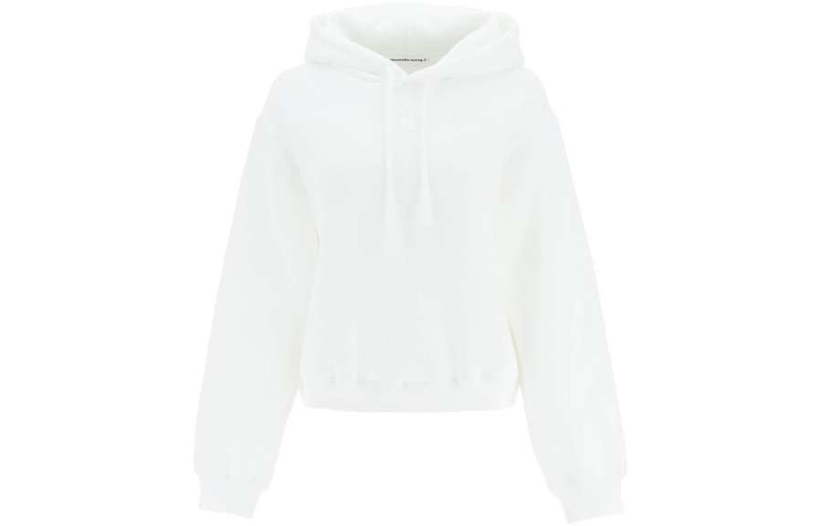 Alexander Wang Alexander Wang logo-print drawstring hoodie