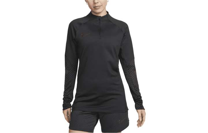 Nike Nike T Shirts Women's Black Half Turtleneck Moderate Straight Fit