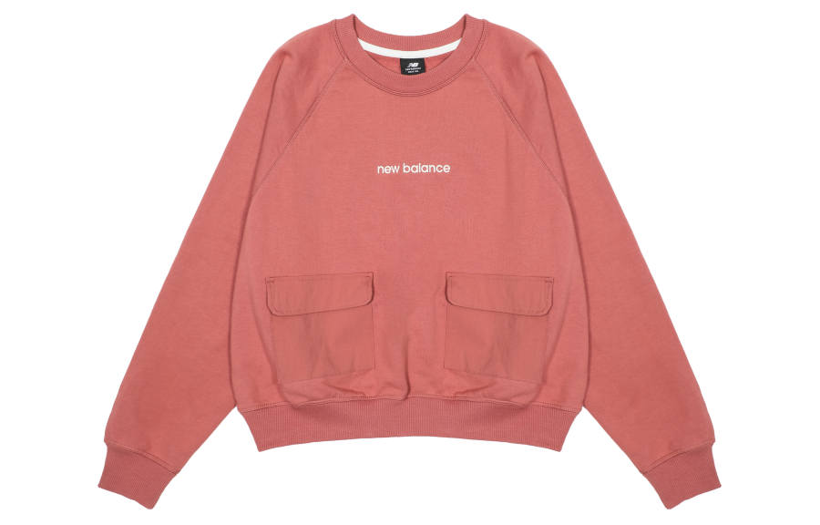 New Balance New Balance Women's Casual Pocket Sweatshirt Rose Pink
