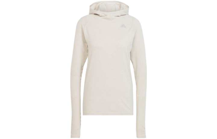 Adidas Adidas Sweatshirts Women's Ecru Hooded Moderate Regular