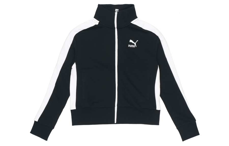 PUMA 5K Jackets Women's Black Stand Collar Moderate Other