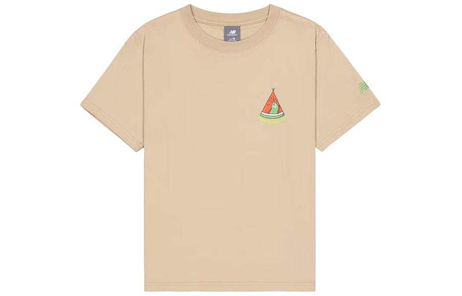 New Balance New Balance Drop Shoulder Sleeve T Shirt Women's Khaki