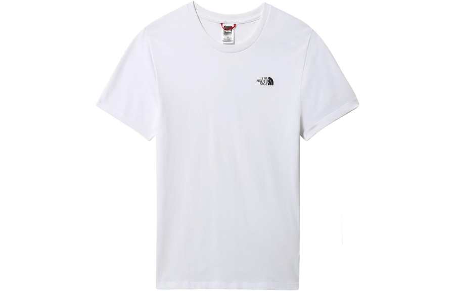 THE NORTH FACE T Shirts Women's White Crew Neck Moderate Straight Fit