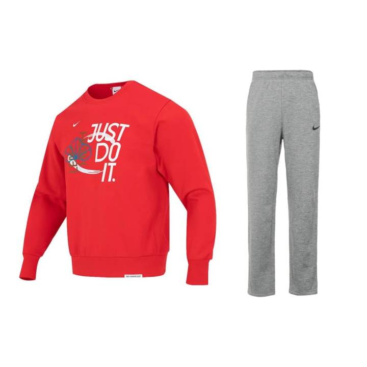 Nike Nike Casual Sportswear Unisex Crew Neck Thickened And Fleece Lined