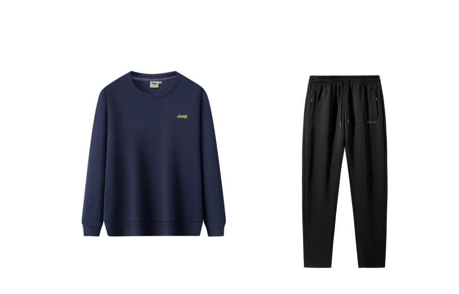 Jeep Jeep Sweatshirt Sets Unisex Crew Neck Moderate