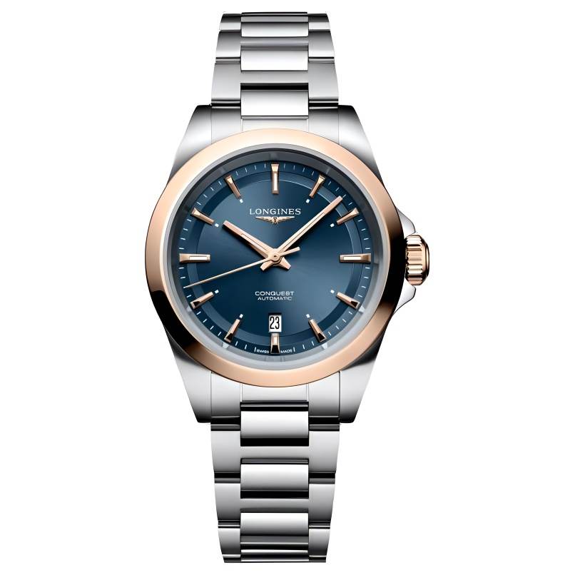 LONGINES Kangcai Joy Collection Automatic Mechanical Movement Women's Watch 30mm Blue Dial