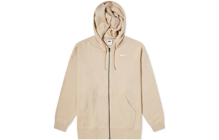 Nike Nike Sweatshirts Women's Apricot Hooded Moderate Cardigan
