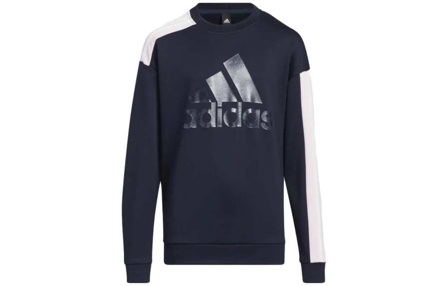 Adidas Adidas Sweatshirts Women's Blue Crew Neck Moderate Regular