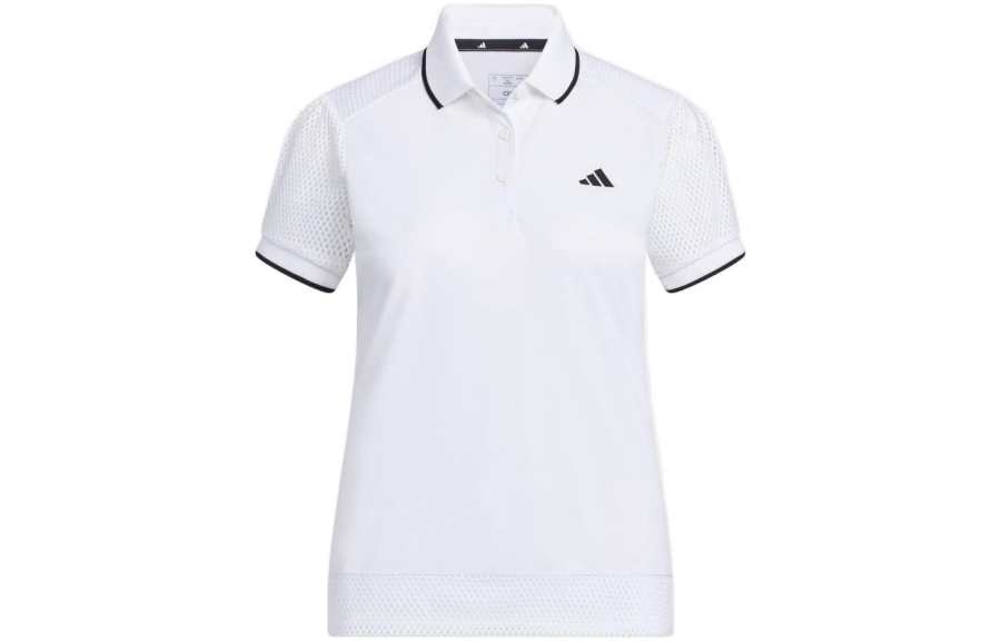 Adidas Adidas Polo Shirts Women's White Polo Collar Moderate Other