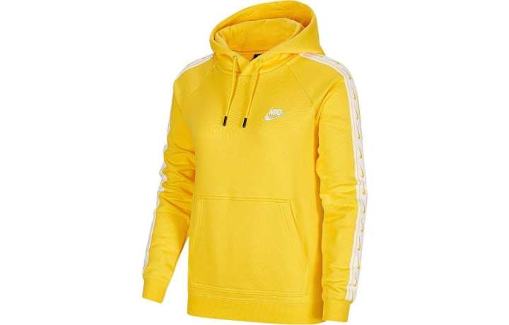 Nike Nike Sweatshirts Women's Yellow Hooded Moderate Regular