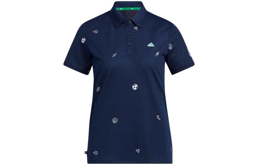 Adidas Adidas Polo Shirts Women's Marine Blue Polo Collar Moderate Other