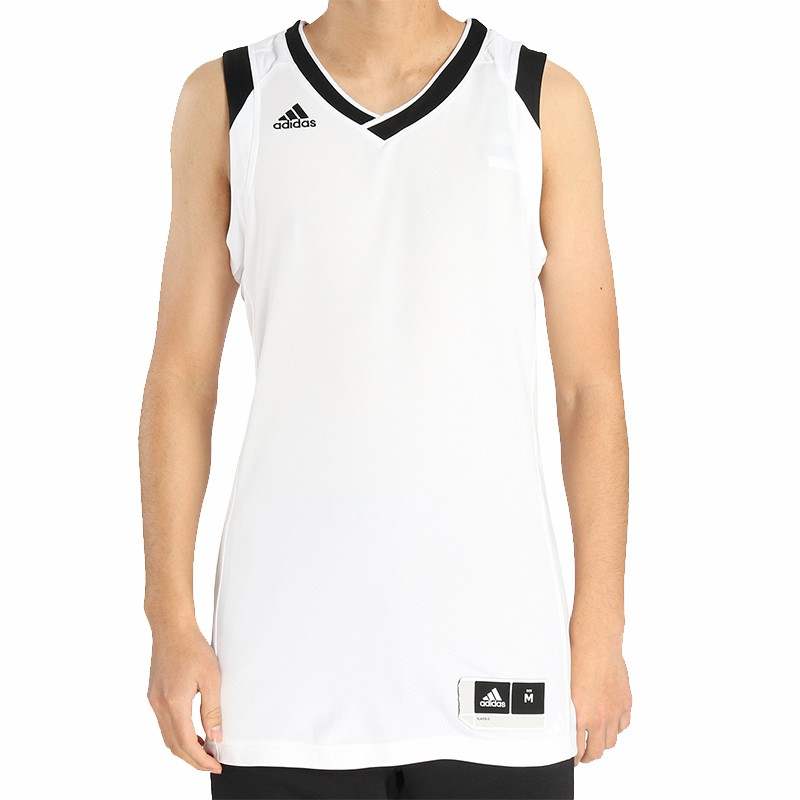 Adidas Adidas Basketball Jersey Men's White