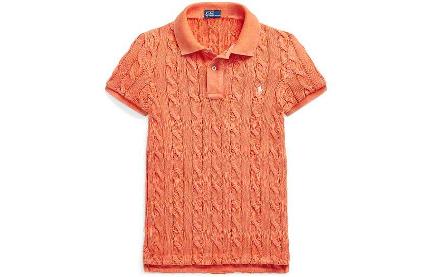 Polo Ralph Lauren Short Sleeve Polo Shirt Kona Orange